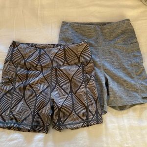 Two Senita Athletics Shorts - Baseline Short and High Waisted Rio Shorts